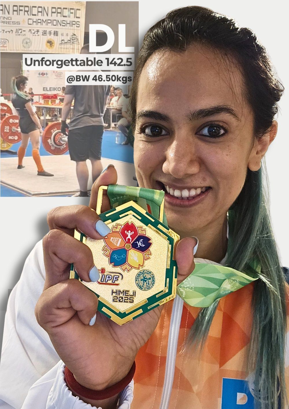 Tanvi Tapadia with her APAC Classic medal, Himeji 2025