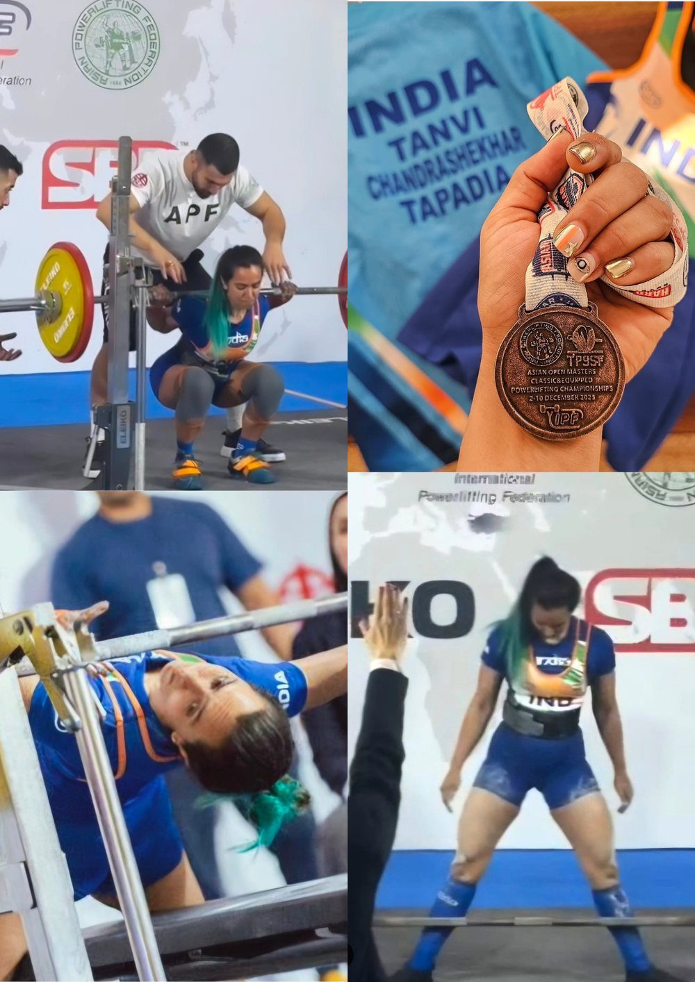 Tanvi Tapadia at the Asian Championships, Istanbul 2025
