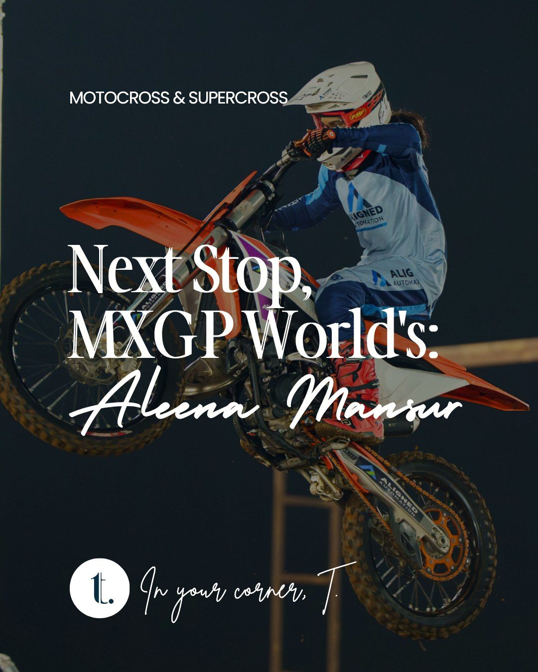 Next Stop, MXGP World's: Aleena Mansur